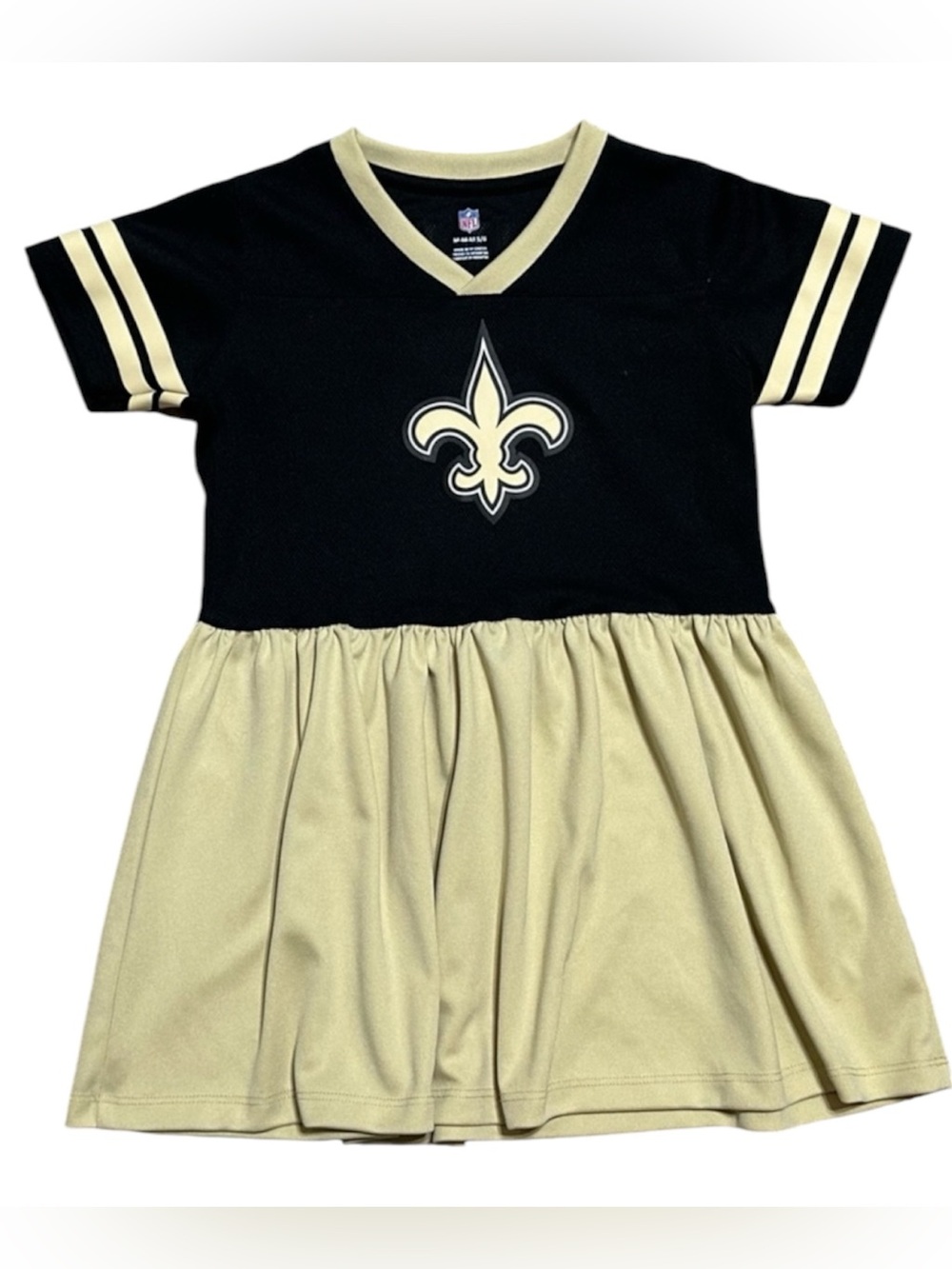 NFL New Orleans Saints football dress size Medium 5/6 youth